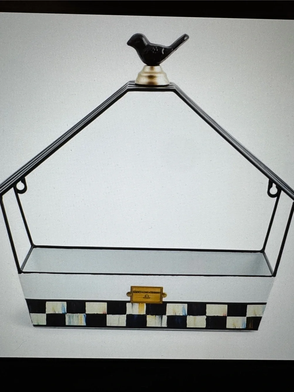 MacKenzie-Childs Spectator Wall Bird Feeder